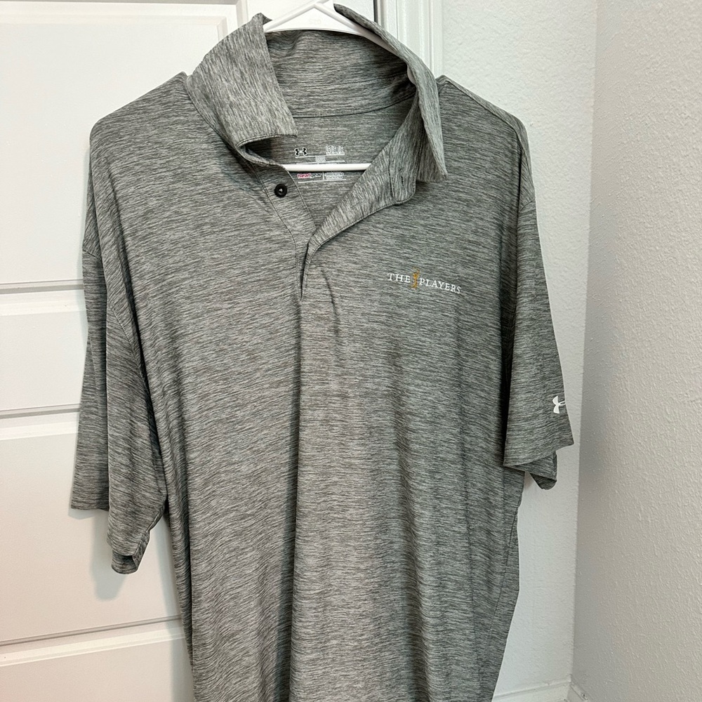 Under Armour mens performance fabric golf shirt